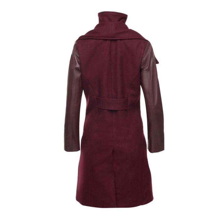Sophie’s Classy Women’s Wool Blend Coat - Image 2
