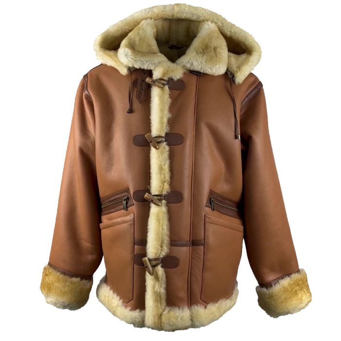 BrownShearlingHooded_1