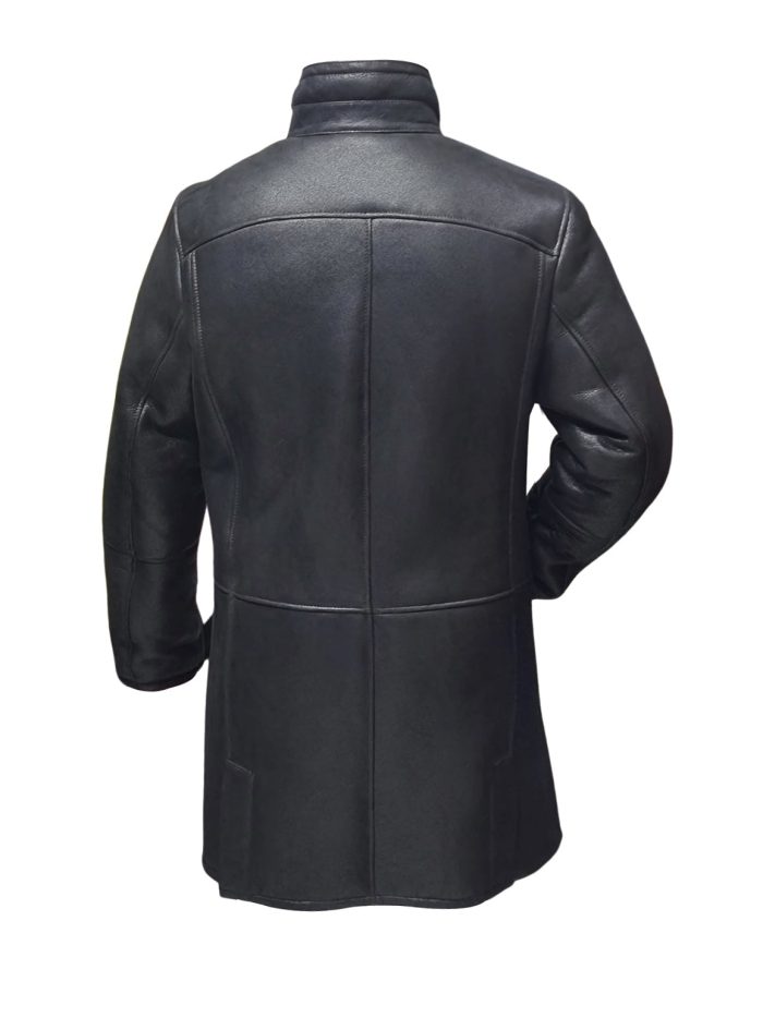 Ralph’s Black shearling Long coat - Image 5