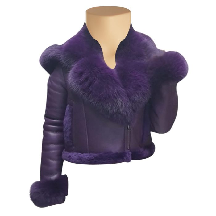 Sierra_sPurpleSheepskinShearlingCropJakcetwithFoxFur-1