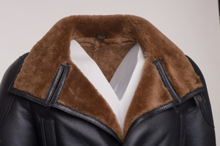 Real Shearling Coat inspired by Ryan Gosling’s Blade Runner 2049 Trench Coat - Image 5