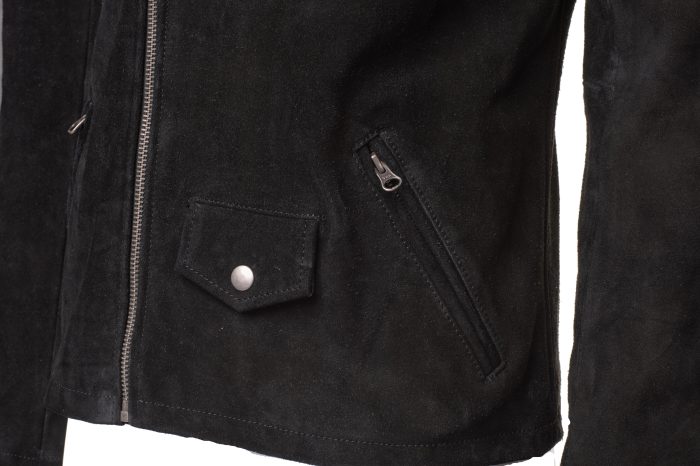 Silva’s Black Suede Leather jacket - Image 4