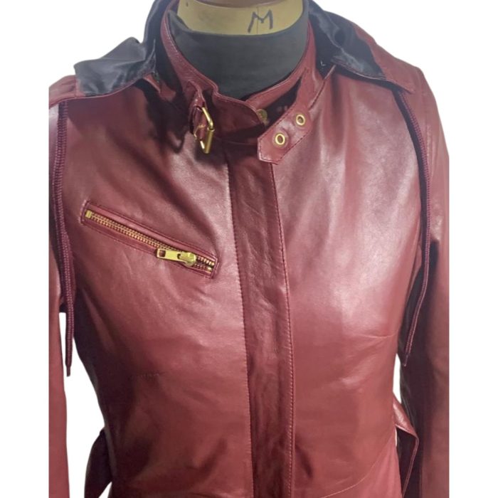 Nora’s Trendy Women’s long hooded overcoat - Image 4
