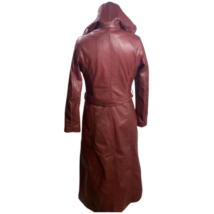 Nora’s Trendy Women’s long hooded overcoat - Image 2